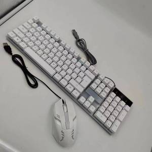 Wired Keyboard Mouse Combo 104 <b>Keys</b> LED Backlit English <b>USB</b> Gaming Set - Product Image 2