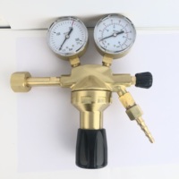 Régulateur de pression industriel de type européen régulateur d'oxygène régulateur de CO2 d'acétylène