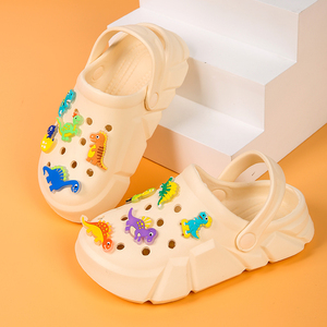 2025 Lichtgevende Nacht 3D Designer Kinderen Groothandel Dinosaurus Tuin Schoenen Decoratie Charm LED Schoen - Product Image 4