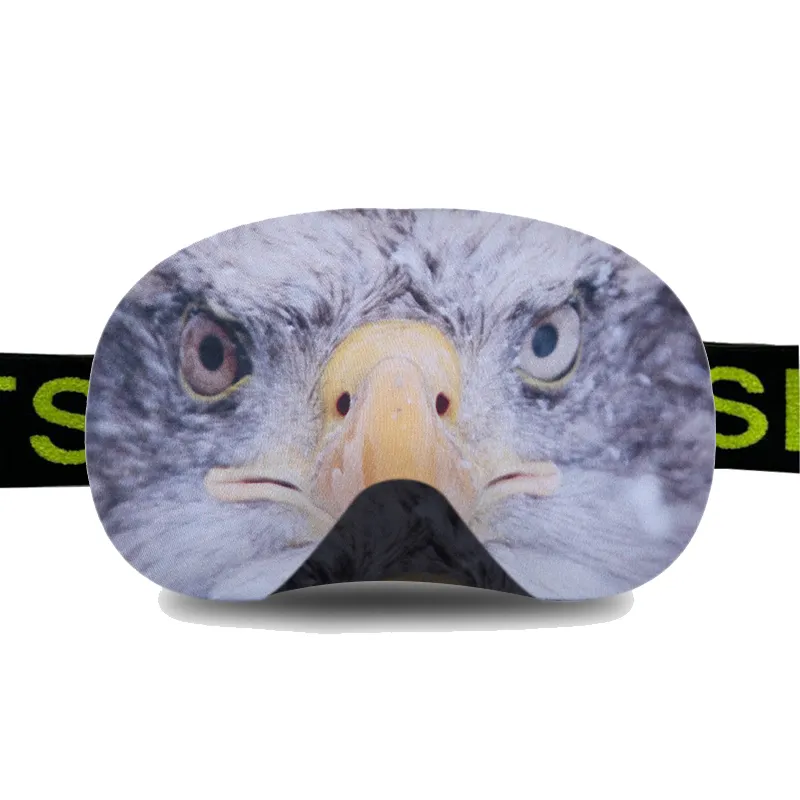 Kustom pola cermin desain baru kacamata olahraga penutup kantong diskon besar penutup kacamata untuk kacamata ski dengan Logo