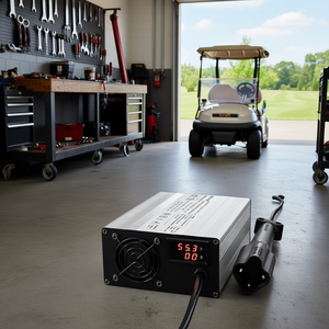 Chargeur de batterie Db Wholesale G29 48 volts 15 ampères, boîtier en aluminium pour voiturette de golf, voiture électrique avec écran LED - Product Image 2