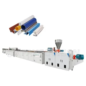 Faygo Union fully automatic factory PVC / UPVC plastic profile extrusion extruding making line machinery