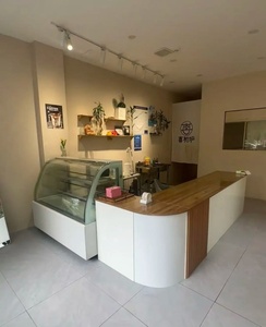 Vitrine Réfrigérée Commerciale Double Couche en Plexiglas pour Gâteaux, Fromages et Crèmes Glacées avec Éclairage LED, Autoportante, Type Échelle Cubique - Product Image 1