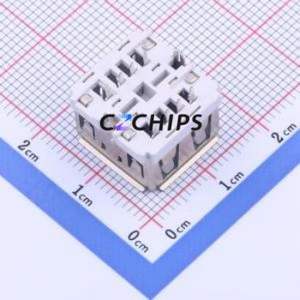 KH-2AF180-10JB USB Connector Through hole Component (THT) Connector Type-A Female Through Hole 4Px2 - Product Image 2
