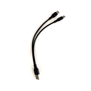 Oem ODM sạc nhanh cáp dữ liệu 20cm USB sạc cáp với 2 Type-C cổng cho <span class=keywords><strong>AA</strong></span> AAA 1.5V có thể sạc lại pin - Product Image 4