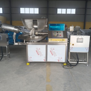 Línea de Producción Automática de Salchichas, Picadora de Carne, Mezcladora, Ahumador de Salchichas, Máquina para Hacer <span class=keywords><strong>Chorizo</strong></span>, Embutidora de Salchichas - Product Image 4