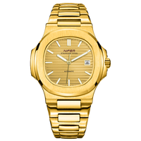 Montre mécanique unique et nouvelle, au look classique avec une touche moderne, confortable à porter, mouvement à boîte de vitesses avec mécanisme mécanique.