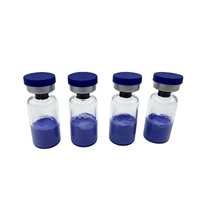 Matière première GHK-Cu Collagène Peptide Poudre Bleue Haute Pureté Grade 50 100mg pour Cosmétiques et Soins Bucco-dentaires