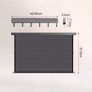 JANKO Étendoir à <span class=keywords><strong>linge</strong></span> pliable invisible, filet de séchage télescopique, dispositif de séchage pour chaussures et chaussettes de balcon - Product Image 6
