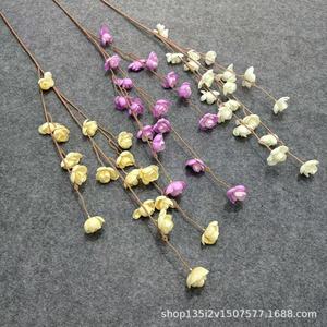 ดอกไม้ประดิษฐ์ Qiye ดอกแมกโนเลีย ก้านเดี่ยว สีม่วง ดอกไม้ผ้าไหม สำหรับตกแต่งงานแต่งงาน ขนาด 80 ซม. - Product Image 1