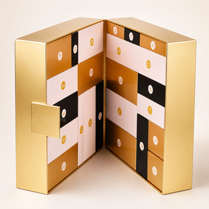 Boîte cadeau <span class=keywords><strong>de</strong></span> luxe personnalisée à 22 tiroirs avec fermeture magnétique pour parfums, cosmétiques, aliments, <span class=keywords><strong>calendrier</strong></span> <span class=keywords><strong>de</strong></span> <span class=keywords><strong>l</strong></span>'<span class=keywords><strong>avent</strong></span> <span class=keywords><strong>de</strong></span> Noë<span class=keywords><strong>l</strong></span> - Product Image 3