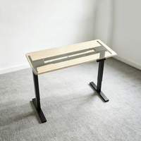 Structure de bureau ergonomique moderne et économique à double moteur, réglable en hauteur, conception modulaire compatible avec les plateaux de table personnalisés