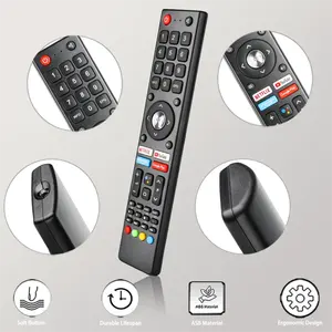 GCBLTV02ADBBT Pour <span class=keywords><strong>Saba</strong></span> Changhong <span class=keywords><strong>TV</strong></span> Télécommande Netflix PrimeVideo YouTube Google Play Boutons (Pas de fonction vocale) - Product Image 2