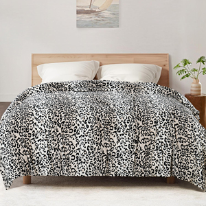 Animal Print Flannel Fleece Blanket 228X228CM Soft Cozy Plush <b>Throw</b> Lightweight Leopard Cheetah Snake Zebra Print Sofa <b>Bed</b> <b>Cover</b> - Product Image 4