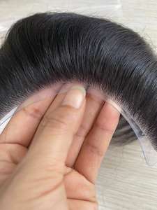 วิกผมคนอินเดียสำหรับผู้ชาย6นิ้ว,ผมปลอมชายหน้าผาก - Product Image 2