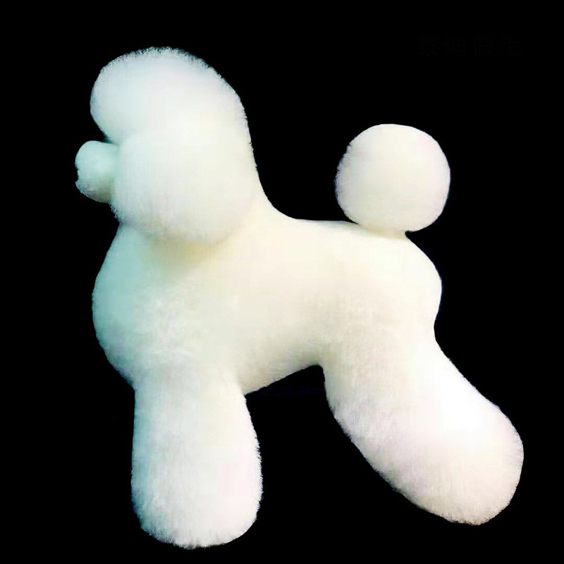 Peluche blanco de piel de cuerpo completo