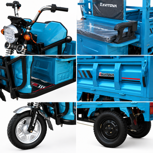 Tricicli Elettrici Popolari per Trasporto Passeggeri in Sud America, Carrozzeria Aperta, 1000W+, Carico Utile 400kg, Certificati EEC, Autonomia 50-70km - Product Image 6