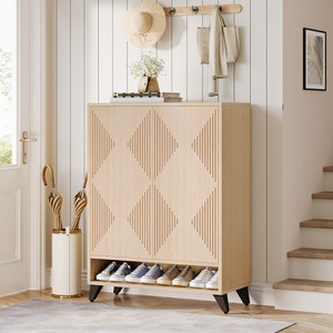 <span class=keywords><strong>Scarpiera</strong></span> Tribesigns con Ante Mobile Portascarpe da Ingresso a 6 Ripiani Organizzatore per Scarpe Moderno in Legno - Product Image 1