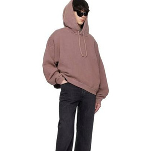 เสื้อฮู้ดดี้ผ้าคอตตอนผสมสีพื้นแบบใหม่ล่าสุดสำหรับผู้ชาย ผู้ผลิตมืออาชีพ เสื้อฮู้ดดี้โอเวอร์ไซส์สำหรับผู้ชาย - Product Image 6