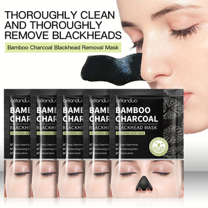 Masque en coton de charbon de bambou Celanduo 6g pour le nettoyage du visage, élimination des points noirs, vente en gros, ingrédients naturels à base de vitamine C et d'herbes - Product Image 2