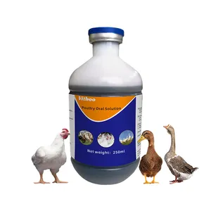 Vitboo New probiotics oral liquid for chicken Poultry Oral Solution for broiler layer Duck Goose and Quail chicken vitamins oral