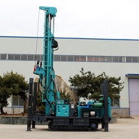 Foreuse hydraulique sur chenilles de haute qualité 450m, alimentée au diesel, pour puits d'eau, avec moteur de pompe rotative pour forage minier