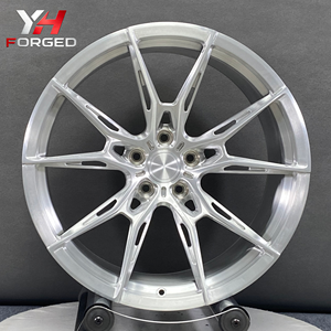 <span class=keywords><strong>ล้อ</strong></span>ปลอมแปลงสีเงิน R2 17/18/19/20/21/22นิ้วขอบ5X115 5X112 5X120น้ำหนักเบาสำหรับ BMW G20 G30 M4 F32ออกแบบได้ตามต้องการ - Product Image 1