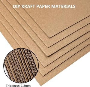 Feuille de carton ondulé personnalisée recyclable à 5 couches, double couche, non enduite, avec revêtement en amidon - Product Image 2