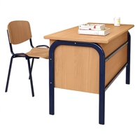 Meubles d'école et de bureau modernes en bois sur mesure pour enseignants, ensemble bureau et chaise avec tiroirs verrouillables