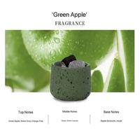 Coffret cadeau en pierre d'aromathérapie sans flamme haut de gamme désodorisants à l'huile essentielle à motif solide pour diffuseur à usage domestique