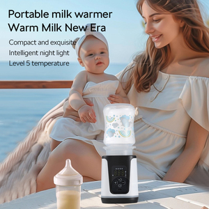 Chauffe-biberon électrique USB rechargeable sans BPA, portable pour l'alimentation des bébés, contrôle intelligent <span class=keywords><strong>de</strong></span> la température, arrêt automatique, maison, extérieur - Product Image 3