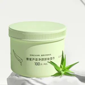 Pots de crème vert mat 3oz 6oz 8oz 1L emballage cosmétique de voyage pot de lotion rond pot de soin du visage et du corps en plastique PET PP avec couvercle