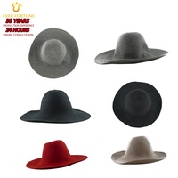 Capot de chapeau en feutre de laine 100% pure laine australienne, forme conique, matière première pour la confection de chapeaux, pour fabricants de casquettes, usine OEM ODM, vente en gros