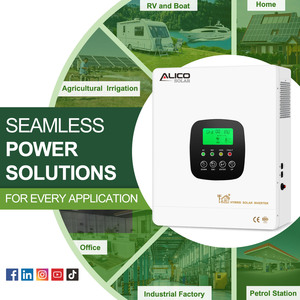 ระบบโซลาร์เซลล์ไฮบริดแบบออฟกริด 12V AC 2KW MPPT 80A 24V 3KW รองรับแผงโซลาร์เซลล์ 450VDC 3KVA 3000W สำหรับบ้าน รุ่น HY3022MN-L Solar for Your - Product Image 3