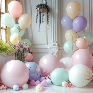 ลูกโป่งยางกลมสีขาวขนาด 36 นิ้ว สำหรับถ่ายภาพ งานวันเกิด งานแต่งงาน งานเทศกาล งานอีเว้นท์ และการตกแต่ง - Product Image 4