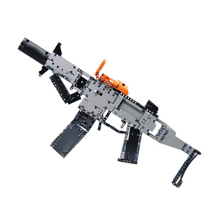 <span class=keywords><strong>Sluban</strong></span> pistolet modèle blocs de construction B1357 SMG-45DS Puzzle assemblage Simulation briques jouet pistolet sous-machine militaire pistolet jouet blocs - Product Image 5