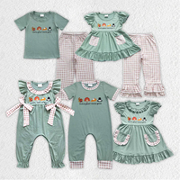 Ropa de Bebé para Otoño, Bonitos Mamelucos de Algodón con Estampado de Pavo y Calabaza de Acción de Gracias, Ecológicos, Transpirables, de Manga Larga, para Bebés