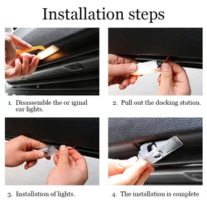 <span class=keywords><strong>Logo</strong></span> LED HD pour Polestar 1 <span class=keywords><strong>2</strong></span> V60 XC40, projecteur de lumière de porte de <span class=keywords><strong>voiture</strong></span>, lumière fantôme, laser de bienvenue, lampes d'ambiance - Product Image 6