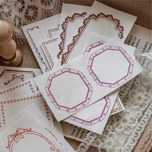 40 feuilles par paquet, série Scenic Chromatography, <span class=keywords><strong>livre</strong></span> d'autocollants vintage pour journalisation - Product Image 3