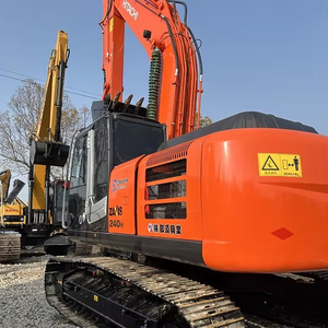 Excavatrice japonaise d'occasion 24 tonnes Hitachi ZX240, équipement de chantier d'occasion Hitachi ZX240 avec certifications CE et EPA - Product Image 2
