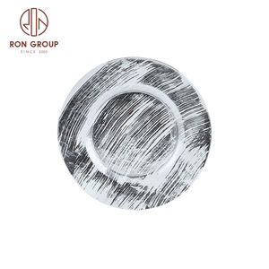 <span class=keywords><strong>Vajilla</strong></span> de cena para restaurante, platos decorativos de vidrio de aluminio, dorado y plateado, para boda, precio barato, nuevo diseño - Product Image 4