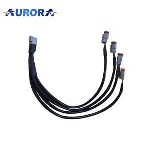 Câble de raccordement mâle et femelle Aurora Electronic Equipment pour barre lumineuse LED, étanche, avec connecteur DT - Product Image 1