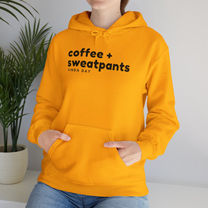 Felpa con cappuccio Unisex caffè e pantaloni di tuta accogliente felpa con cappuccio per gli amanti - Product Image 6