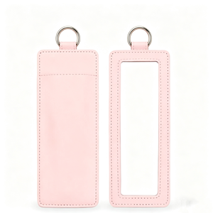 Estuche Elegante para Lápiz Labial HR con Espejo, Organizador de Delineador de Labios de Cuero PU, Bolsa de Lujo para Brillo Labial, Regalos para Mujeres y Niñas - Product Image 3