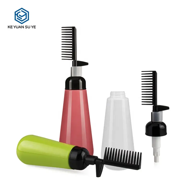 150ミリリットルHair Colouring Comb Empty Hair Dye Bottle With Applicator Brush Dispensing Salon Hair Coloring Styling Tool