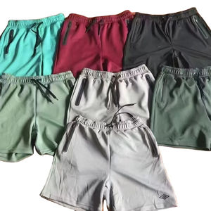Shorts de sport American Apparel en gros, décontractés, taille mi-haute, fermeture éclair, respirants, teints en pièce, 100% coton, taille américaine, shorts à prix réduit - Product Image 1