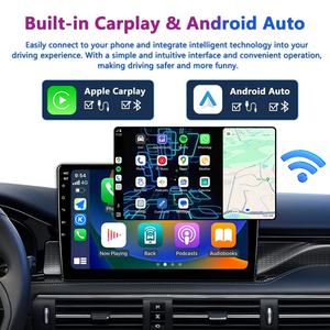 Nouveauté 32G 9/10 pouces Multimédia Stéréo 2Din Android Audio Navigation GPS Écran tactile IPS Lecteur DVD de voiture Radio Carplay - Product Image 5