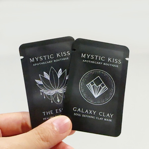 Bolsa de Embalaje Personalizada <span class=keywords><strong>para</strong></span> Cosméticos, Líquidos y Polvos, Tipo Sachet Plano con Sellado de Tres Lados, Tamaño Pequeño - Product Image 1