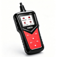 Escáner de Diagnóstico OBD2 para Auto V105, Prueba de Batería del Motor, Eliminación de Códigos, Datos en Tiempo Real, Herramienta de Inspección Profesional, 1 Año