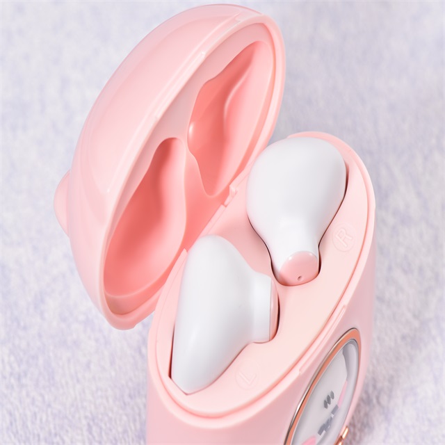 Оптовая продажа, низкая цена, наушники в форме кота, животного, мультфильма с внешним аккумулятором, беспроводные наушники